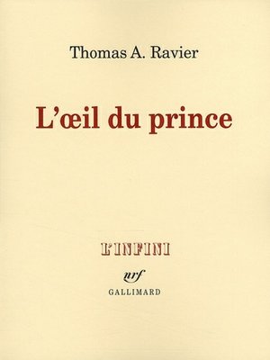 cover image of L'œil du prince